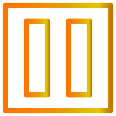 Basit ve minimalist ortam vektör simgesi