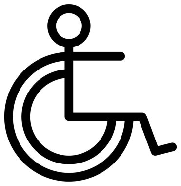 Beyaz arkaplanda basit ve minimal sağlık ve tıp vektörü simgesi