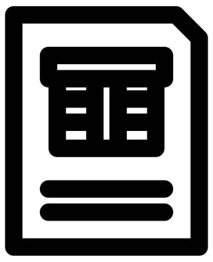 Beyaz arkaplanda basit ve minimalist kutlama vektörü simgesi