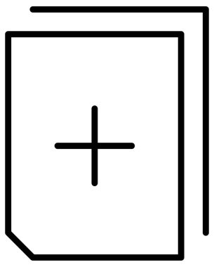 Basit ve minimalist uygulama kullanıcı arayüzü vektör simgesi