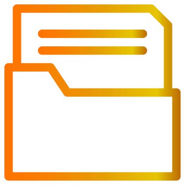 Basit minimalist lojistik gradyan vektör simgesi