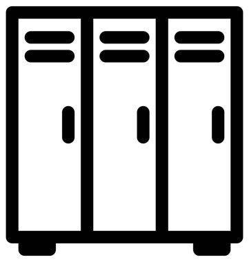 Mobilya simgesinin vektör illüstrasyonu