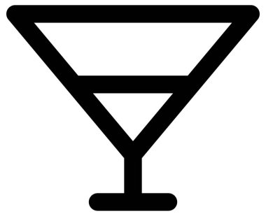 Beyazın üzerine basit ve minimalist parti vektör simgesi