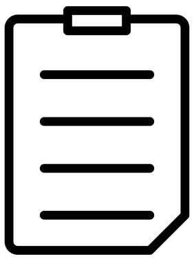 liste vektör çizgisi simgesi