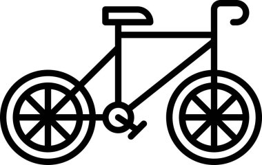 Beyaz üzerine basit ve minimalist ekoloji çizgi vektör simgesi