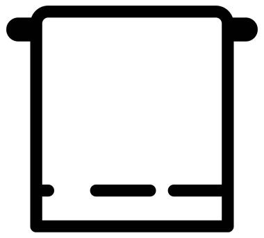 Mobilya simgesinin vektör illüstrasyonu