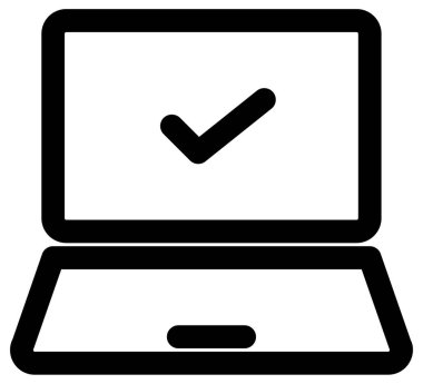 bilgisayar ekranı vektör simgesi