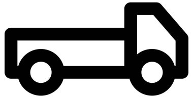 dağıtım ve lojistik vektör simgesi.