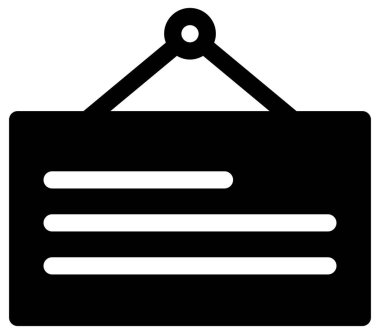 Tabela vektör simgesi. biçim düz sembol, eko yeşil renk, yuvarlak açılar, beyaz arkaplan