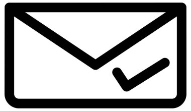 bir harfin siyah ve beyaz vektör simgesi