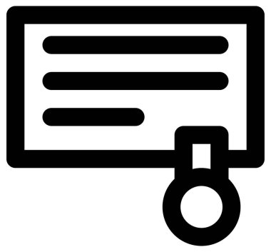 dosya simgesi. Vektör çizim biçimi yuvarlak açılı düz ikonik semboldür