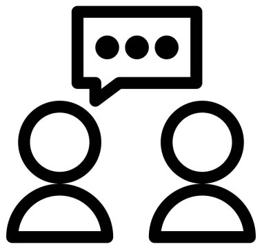 insanlar beyaz arkaplanda iletişim simgeleri  