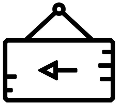 Mobilya simgesinin vektör illüstrasyonu