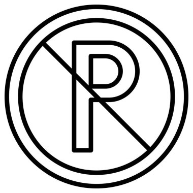 Basit ve minimalist benzin istasyonu kalın vektör simgesi