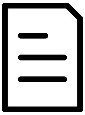 Liste vektör simgesi. biçim iki renkli düz sembol, siyah ve beyaz renkler, yuvarlak açılar, gri arkaplan