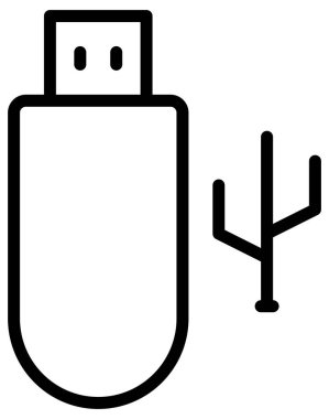 ofis ve bilim hattı vektör simgesi.