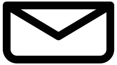 vektör simgesini gönder. biçim düz grafik sembolü, siyah renk, beyaz arkaplan.