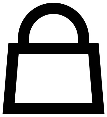 Basit ve minimalist uygulama kullanıcı arayüzü vektör simgesi