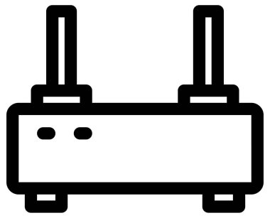 Mobilya simgesinin vektör illüstrasyonu