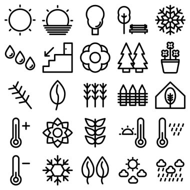 ekoloji simgelerinin vektör kümesi