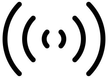 kulak simgesi vektör illüstrasyonu