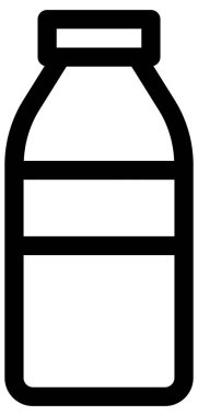 Basit ve minimalist kahve dükkanı vektör simgesi