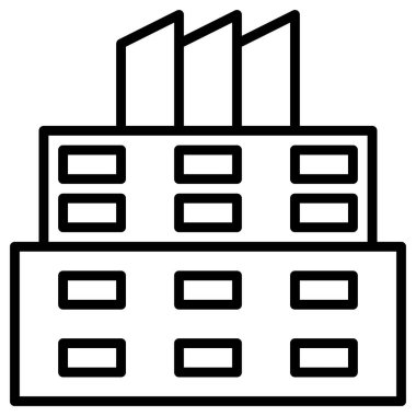 Beyaz üzerine basit ve minimalist ekoloji çizgi vektör simgesi