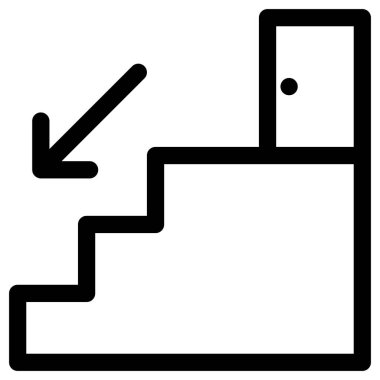 ofis satırı vektör simgesi.