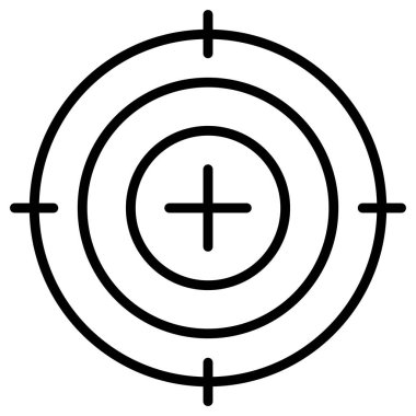 protesto simgesi, satır vektör illüstrasyonu 