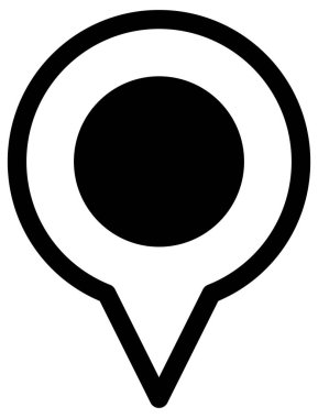 yaz koyu simgesi, vektör illüstrasyonu 