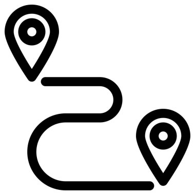 Harita işaretleyici simgesi, vektör illüstrasyonu