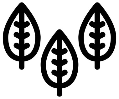 Beyaz üzerine basit ve minimalist ekoloji vektör simgesi