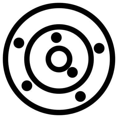 siyah ve beyaz vektör simgesi 