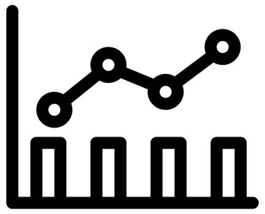 Bilim ve teknoloji çizgi vektör simgesi.
