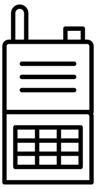 protesto simgesi, satır vektör illüstrasyonu 