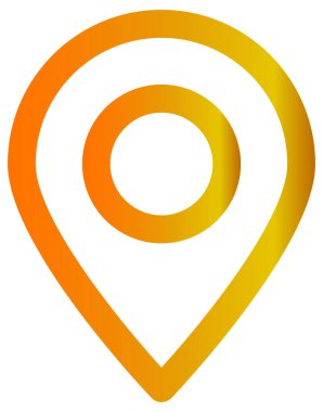 Beyaz üzerine basit ve minimalist parti gradyan vektör simgesi