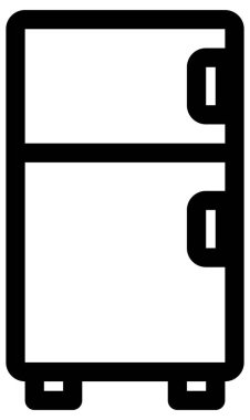 Mobilya simgesinin vektör illüstrasyonu