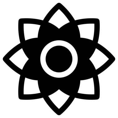 siyah ve beyaz vektör simgesi