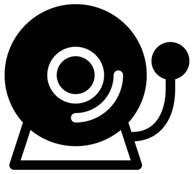 Okul çan simgesinin vektör illüstrasyonu