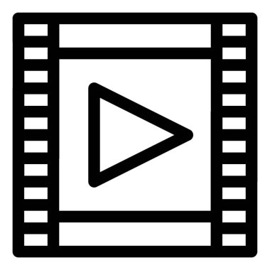 video ortam vektör simgesi