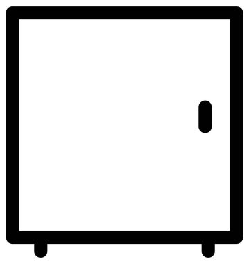 bir bilgisayarın vektör illüstrasyonu