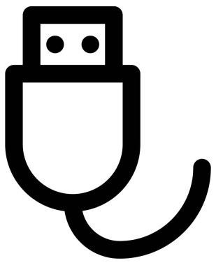 Bilim ve teknoloji çizgi vektör simgesi.