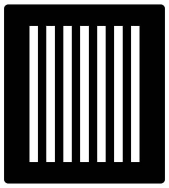 Basit ve minimalist polis vektör simgesi