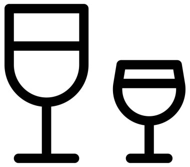 Beyaz arkaplanda basit ve minimalist eğlence vektörü simgesi