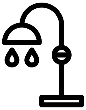 Otel ve servis hattı vektör simgeleri. inşaat, güç ve yüzme