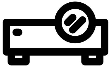 Basit ve minimalist ortam vektör simgesi