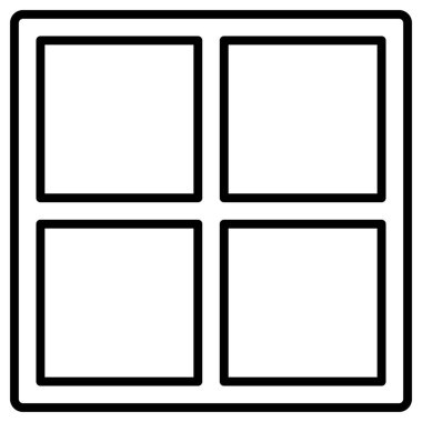 Mobilya simgesinin vektör illüstrasyonu