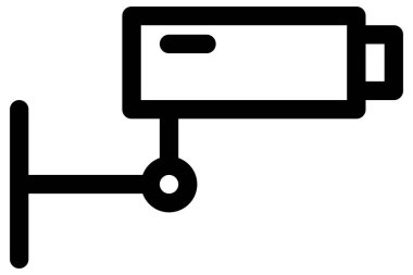 Otel ve servis satırı vektör simgesi.