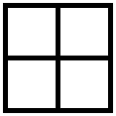 Mobilya simgesinin vektör illüstrasyonu