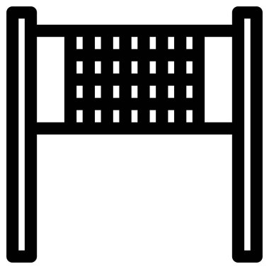 yaz koyu simgesi, vektör illüstrasyonu 